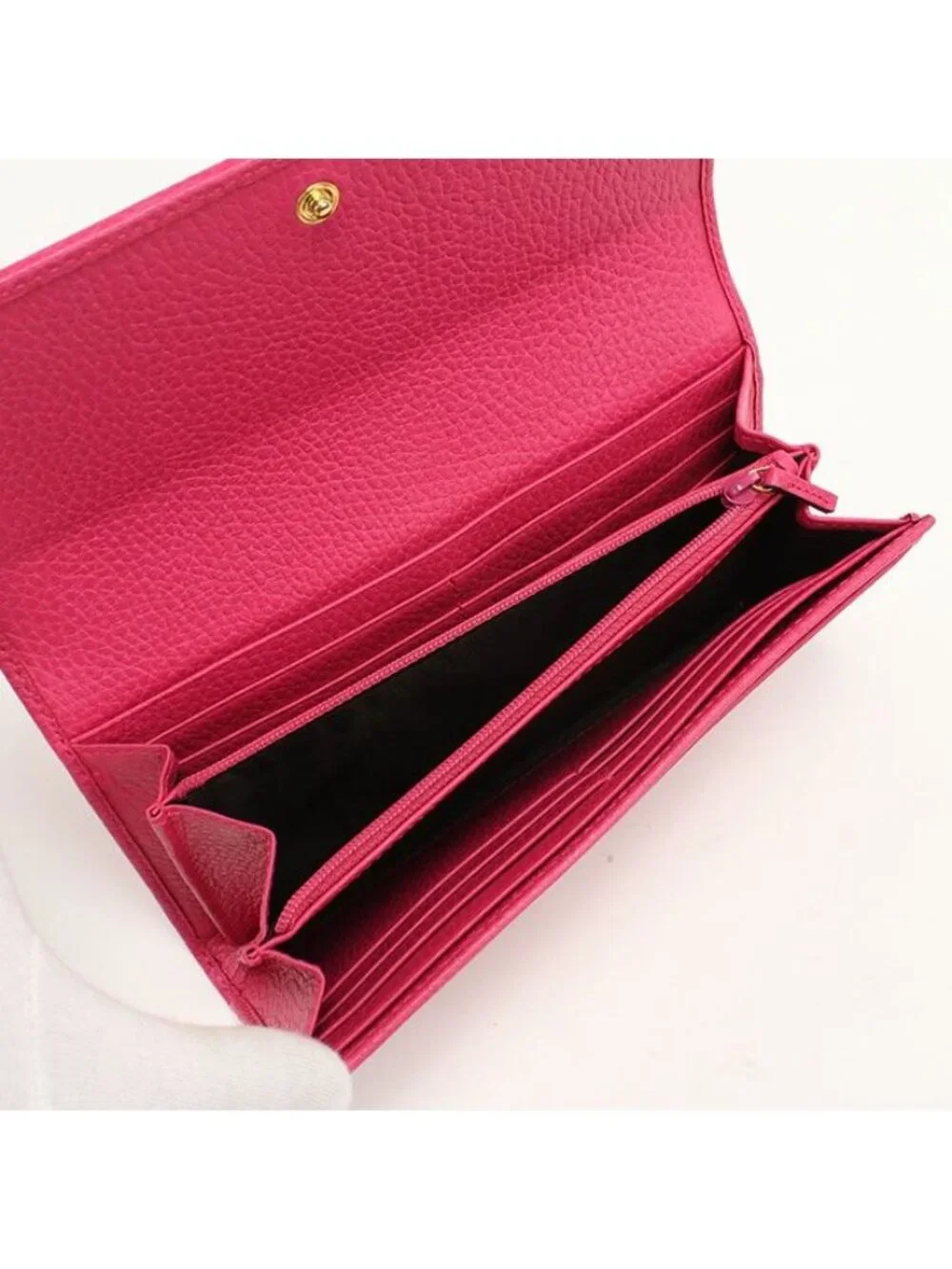 Gucci Continental Wallet GG Marmont Bifold Leather - Picture 3 of 5